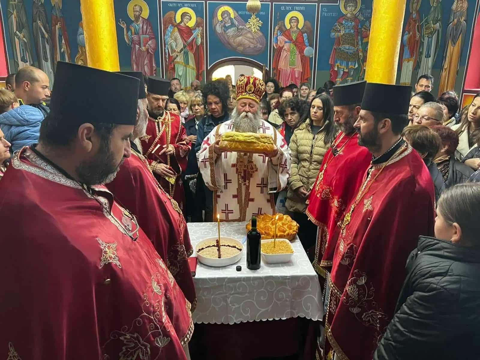 Осветен новиот храм „Св. вмч. Георгиј“ во селото Блатец